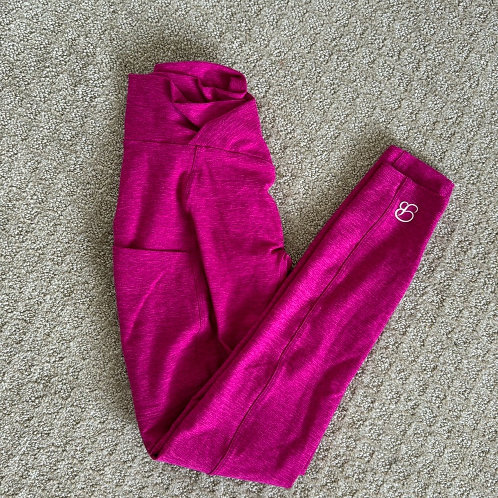Contour Bombshell pink leggings